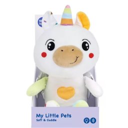 Unicorn de somn din pluș cu efecte sonore și luminoase - 30 cm