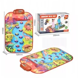 Covoraș de joacă muzical cu dinozauri – 86 cm