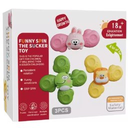Joc educativ rotativ cu animale, set de 3 piese