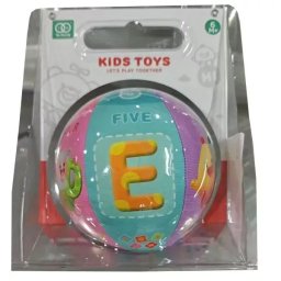 Minge bebe super moale cu zornăitoare, 12 cm