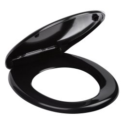 Julia Negru universal soft-close scaun de toaletă