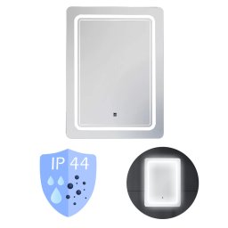 Oglindă video cu iluminare LED 60x80 cm