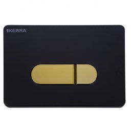 Tava de toaletă Pacific black-gold pentru setul K-50 Slim