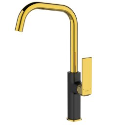 Robinet chiuvetă Maroko 35 negru-auriu