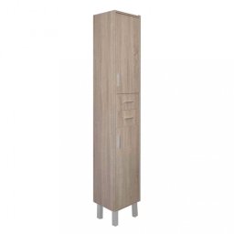 Dulap înalt Nerva 35 cu 2 uși, 2 sertare, stejar Sonoma