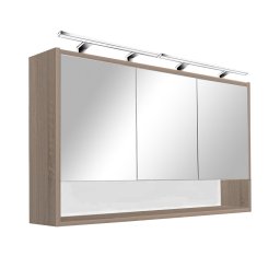 Dulap superior cu oglindă Luna 120, ulm Rauna