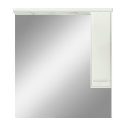 Dulap suspendat cu oglindă Nerva 85 cm, alb