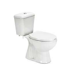 Toaletă monobloc Cleano cu evacuare inferioară și scaun