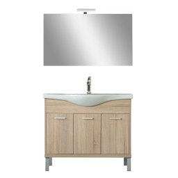 Mobilier complet de baie Nerva Prime 105, stejar Sonoma