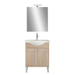 Set complet de mobilier pentru baie Nerva Prime 65, stejar Sonoma
