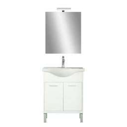 Nerva Prime 65 – set complet de mobilier pentru baie, alb