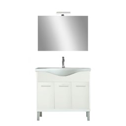 Nerva Prime 85 – set complet de mobilier pentru baie, alb