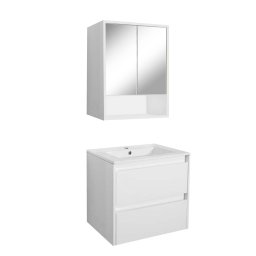 Mobilier complet de baie Porto 60, alb