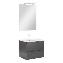Mobilier complet de baie Vario Forte 60 antracit-antracit