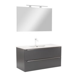 Mobilier complet de baie Vario Trim 100 antracit-antracit