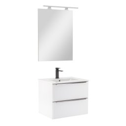 Mobilier complet de baie Vario Trim 60 alb-alb