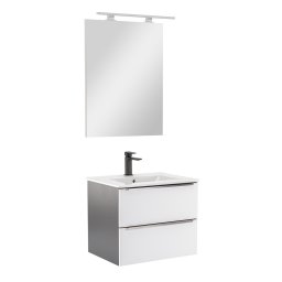 Mobilier complet de baie Vario Trim 60 antracit-alb