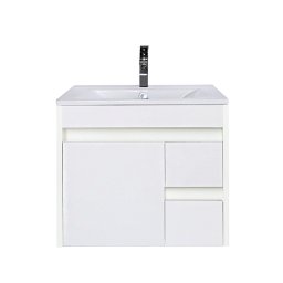 Mobilier de baie Luna 60 inferior cu lavoar alb