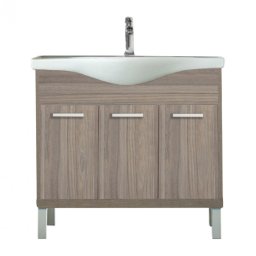 Dulap inferior pentru mobilă Nerva 85 cm, cu lavoar, ulm Rauna