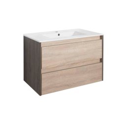 Dulap de bază Porto 80 cu lavoar, ulm rauna-stejar sonoma
