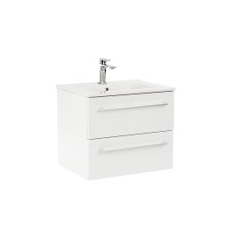 Dulap inferior Vario Clam 60 cu lavoar alb-alb