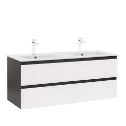 Dulap inferior Vario Forte 120 cu lavoar antracit-alb