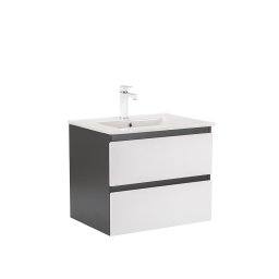 Dulap inferior Vario Forte 60 cu lavoar antracit-alb