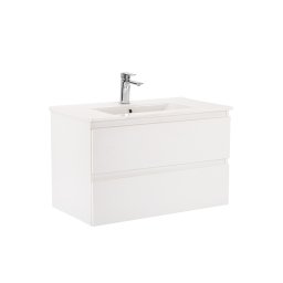 Dulap inferior Vario Forte 80 cu lavoar alb-alb