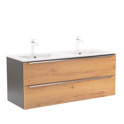 Dulap de bază Vario Trim 120 cu chiuvetă stejar antracit
