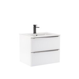 Dulap inferior Vario Trim 60 cu lavoar alb-alb