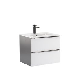 Dulap inferior Vario Trim 60 cu lavoar antracit-alb