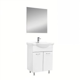 Ruben Prime 65 – Set complet de mobilier pentru baie, alb