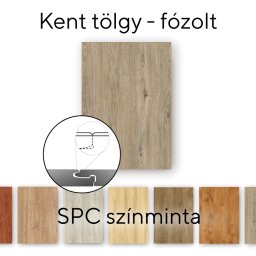 Leziter Kent Oak Vinil SPC parchet eșantion / eșantion