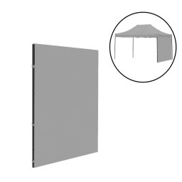 Grădină foișor perete lateral prelata 3x4 m gri