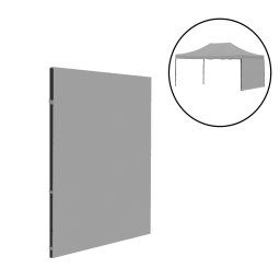 Grădină gazebo perete lateral copertină 3x4,5 m gri