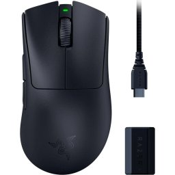 RAZER DeathAdder V3 Pro + HyperPolling Wireless Dongle set negru