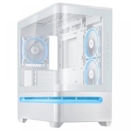 ASUS Prime AP202 TG alb + 3 buc ARGB ventilator