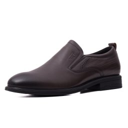 Pantofi barbati din piele naturala, Otter, E6E670003B 02-N, maro