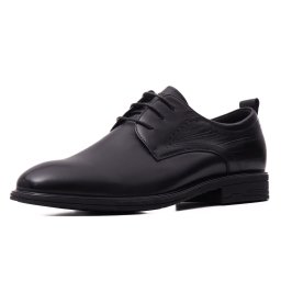 Pantofi barbati din piele naturala, Otter, E6E670004A 01-N, negru