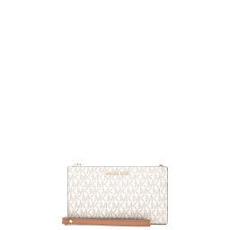 MICHAEL KORS Portofel Dblzp Wristlet 32F1GJ6W4B 149 vanilla/acrn