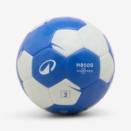 Minge de handbal fără rășină mărimea 3 - Waxfree V2 Albastru-Alb