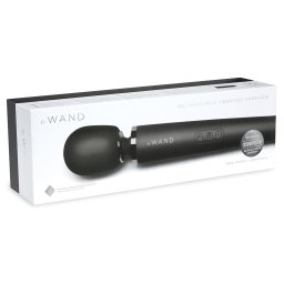 Le Wand Petite - vibrator de masaj premium reîncărcabil - negru