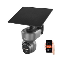 Cameră solară inteligentă cu senzor GoSmart 4G/LTE 10400 mAh 5V IP65 Tuya