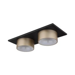 Globo 56964-2 - Plafonieră RAYMOND LED, 24W, 230V, 3000K, 46x20 cm, alamă