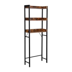 Etajeră de baie RENARO maro/negru