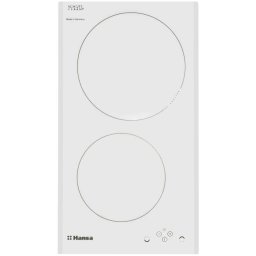 Plita incorporabila Hansa BHIW38377, Inductie, 2 zone gatire, Control touch, Heat Control, Booster, Temporizator, 30 cm, Alb