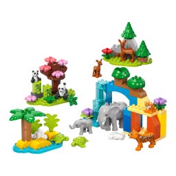 Jucarie LEGO DUPLO, Familii de animale salbatice 3 in 1