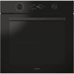 Cuptor incorporabil Candy Titanium CA6 N5B3LYTB, Electric, 78 litri, Curatare Pirolitica & curatare cu abur, WiFi, Tehnologie STEAM Lite, 13 functii, Raft telescopic, Clasa A++, Negru