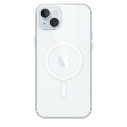 Husa Protectie Spate Apple MXRL3ZM/A pentru iPhone 15 Plus, Clear Case cu MagSafe, Transparent