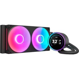 Cooler Procesor NZXT Kraken Elite 280 V2 cu ecran LCD negru
